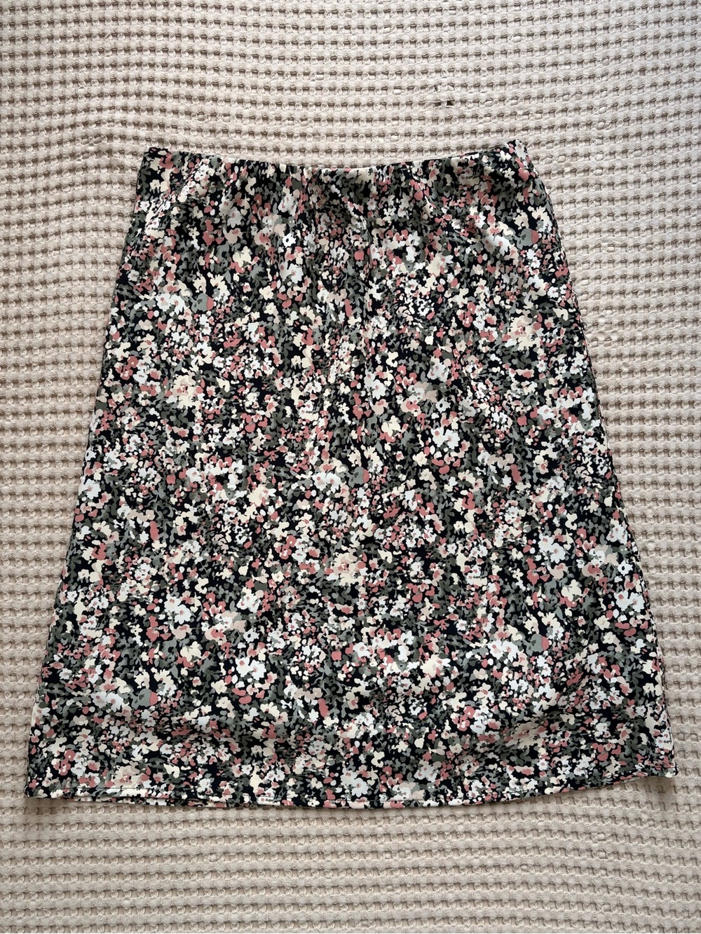 Abercrombie Floral Print A-Line Skirt
